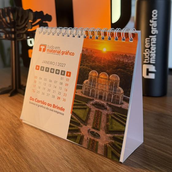 Calendário de mesa personalizado