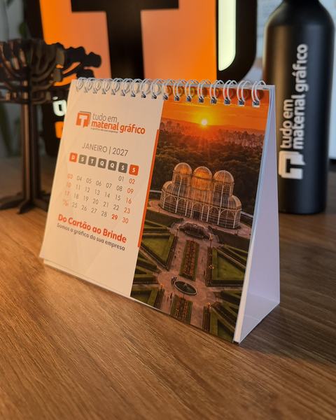Calendário de mesa personalizado