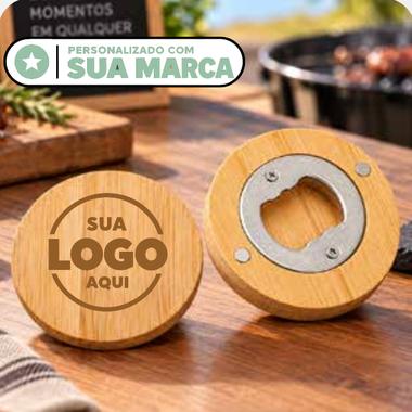 Abridor de Garrafa personalizado com a marca da empresa