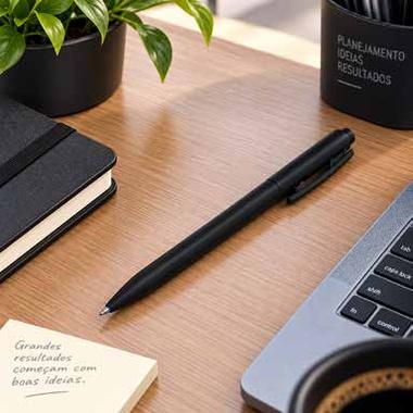Caneta Essencial personalizado com a marca da empresa