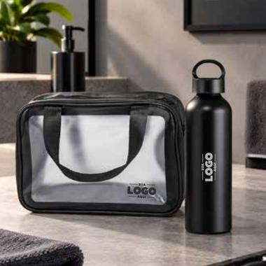 Kit Negócios, 2 peças personalizado com a marca da empresa