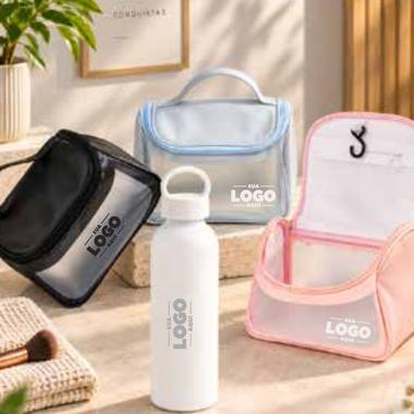 Kit Manu, 2 peças personalizado com a marca da empresa