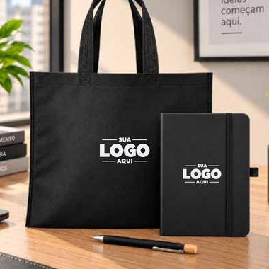 Kit Escritório personalizado com a marca da empresa