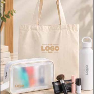 Kit Gabi, 3 peças personalizado com a marca da empresa