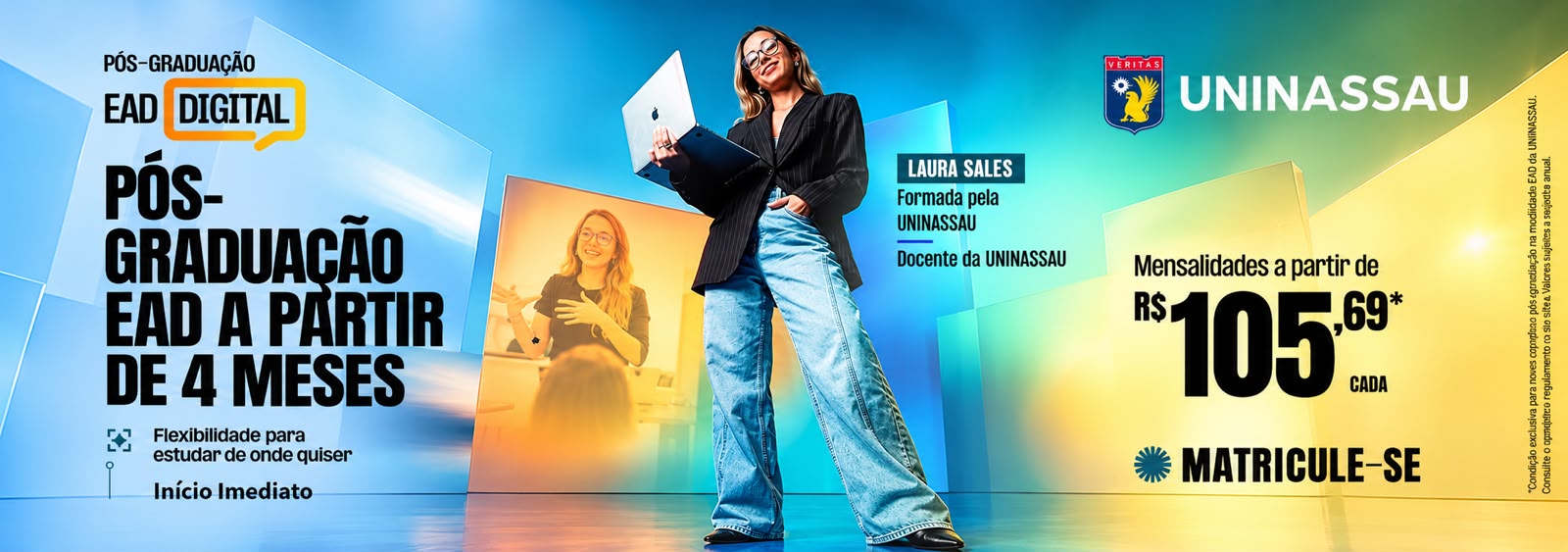 Campanha de Pós-graduação EAD Digital UNINASSAU