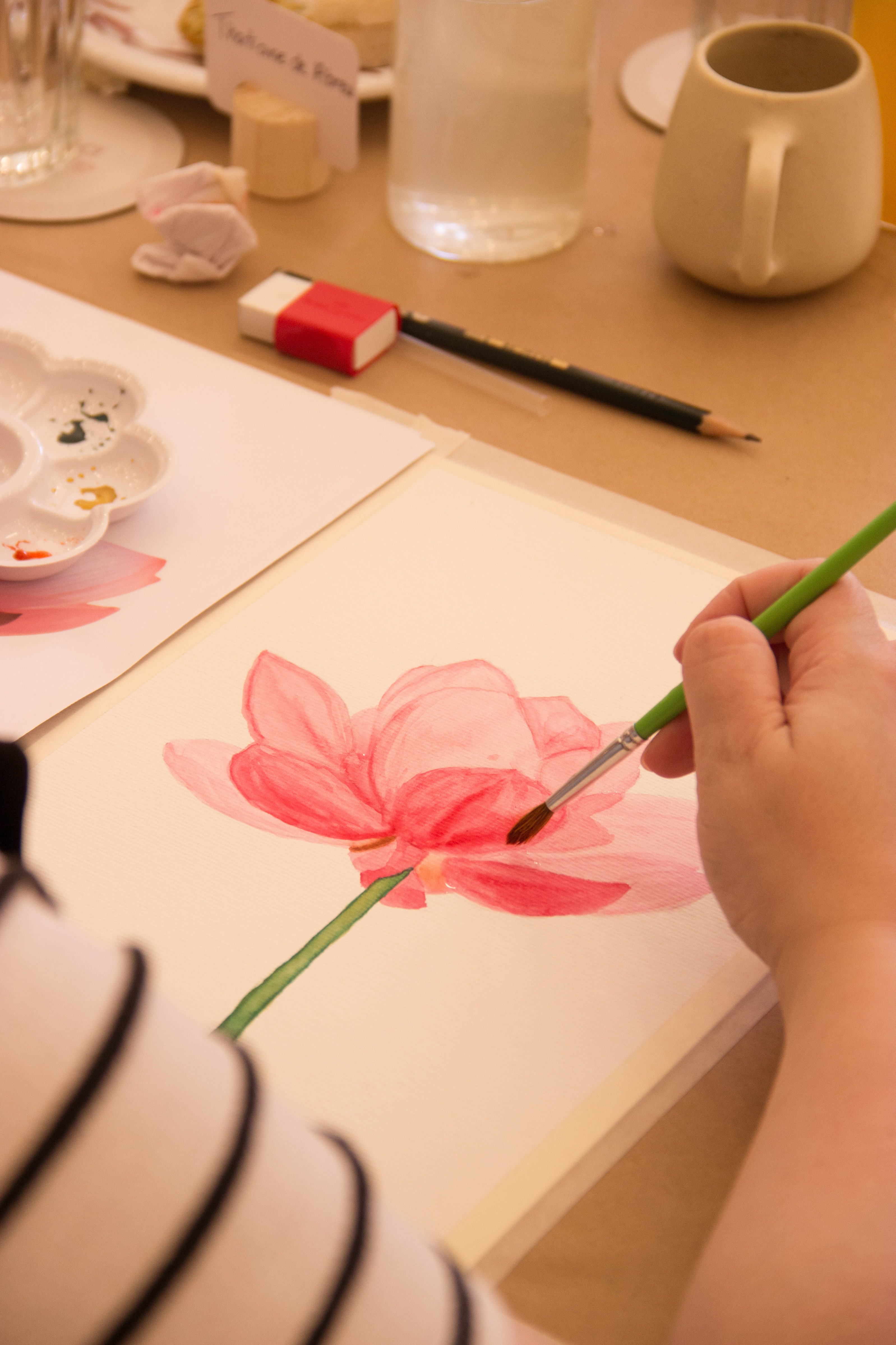 Aquarela Botânica na Casa Criare