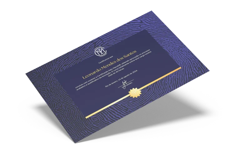 Certificado da Certificação Italo Marsili