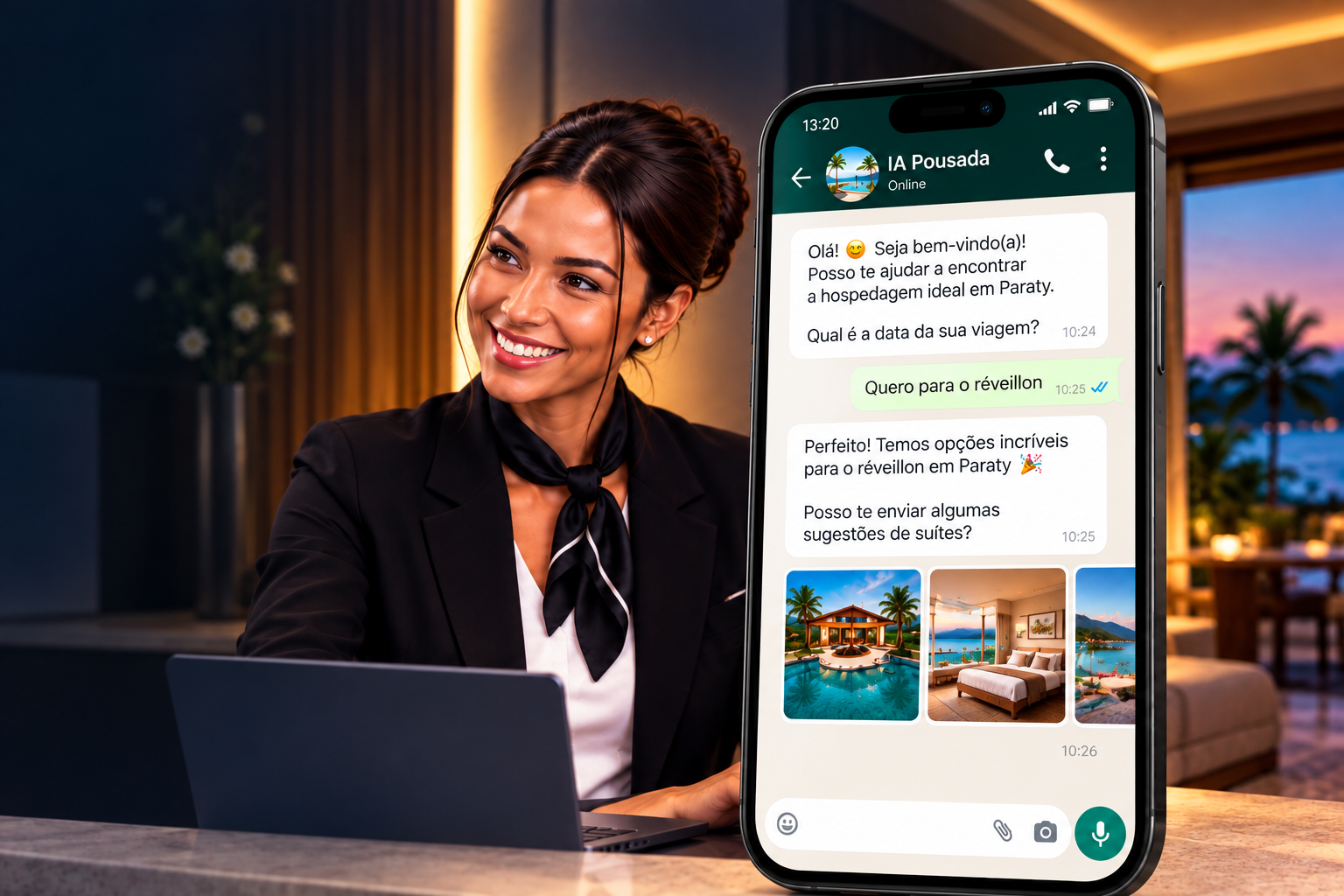 Atendente Virtual Ultra Convert no WhatsApp